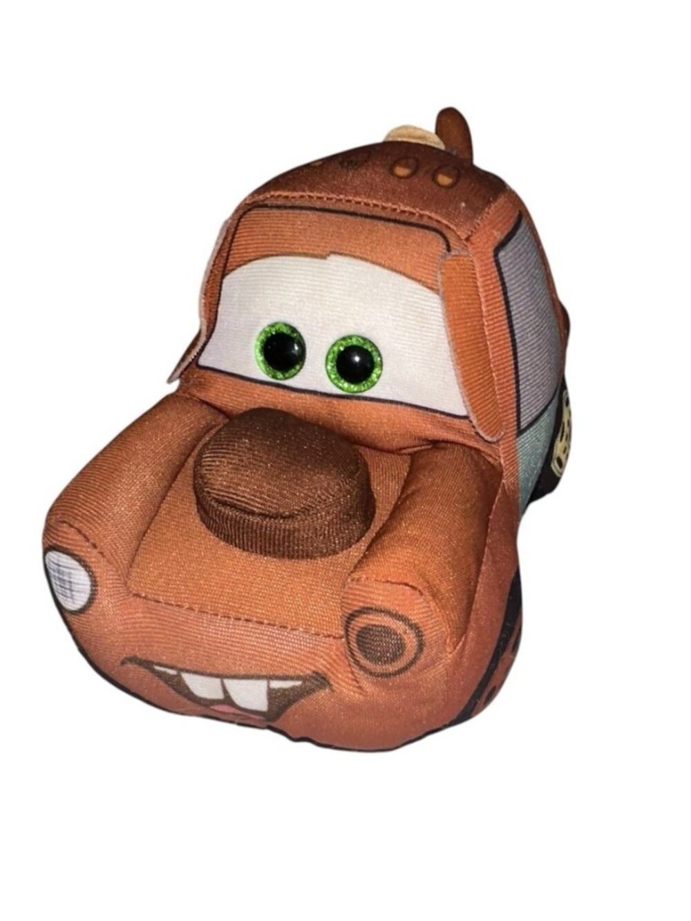 Disney Pixar Car Tow Mater 2017 Ty Sparkle Collection 8" Plush Stuffed Character